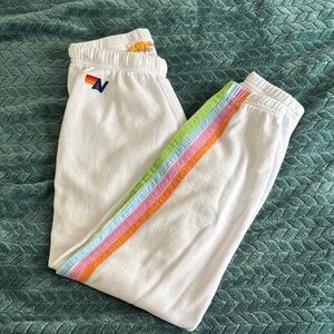 Aviator Nation White sweatpants